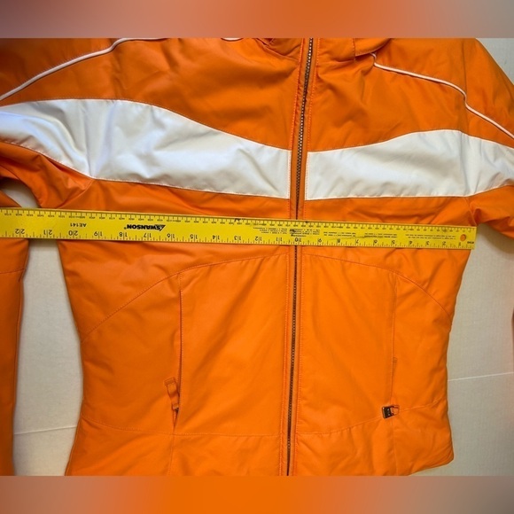 NILS women’s ski/snow boarding winter jacket full zip with velcro flap Sz-12 F15 - Picture 9 of 14